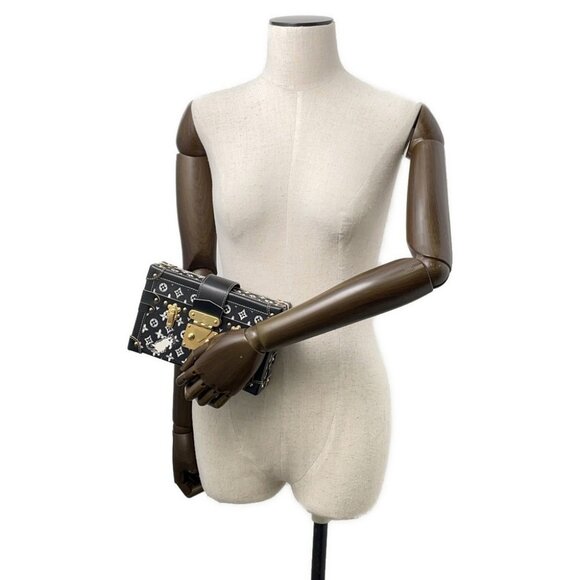 LOUIS VUITTON Monogram Catogram Petite Malle Monogram Noir M44437 - Picture 3 of 16